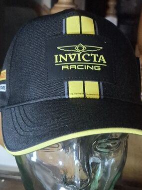 Invicta Racing Black & Yellow Cap